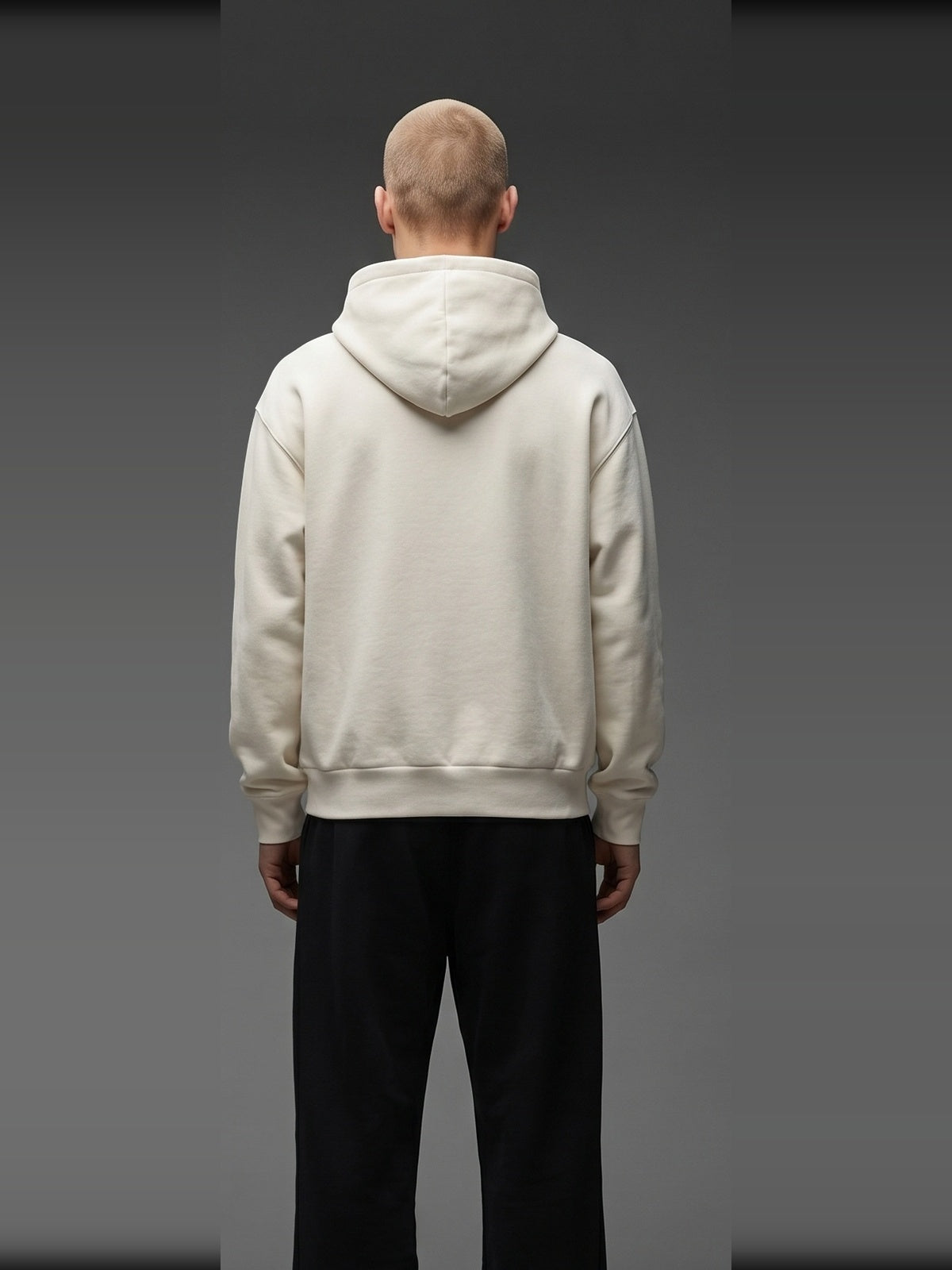 ÆND Zip Hoodie — Men — Vintage White