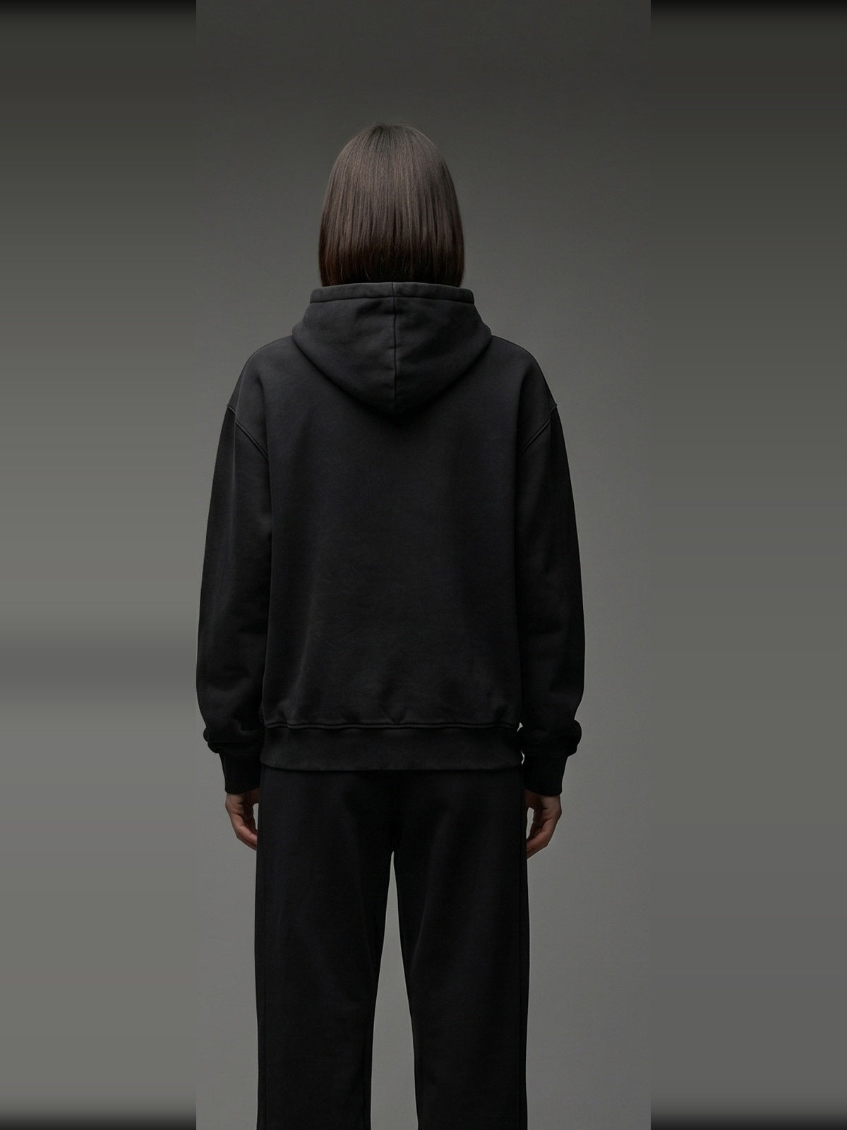 ÆND Zip Hoodie — Women — Vintage Black