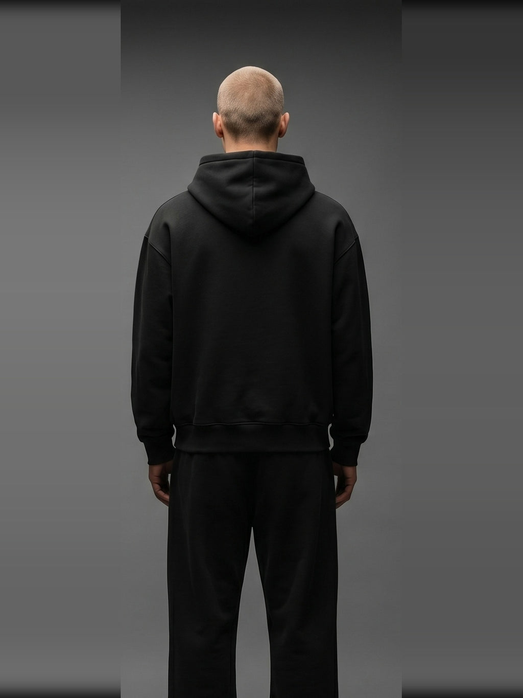 ÆND Zip Hoodie — Men — Vintage Black