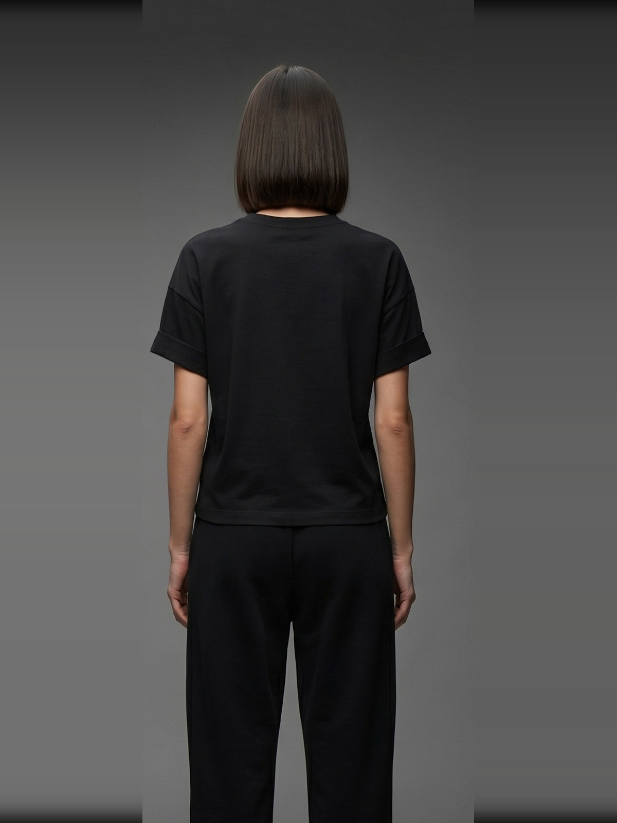 ÆND T-Shirt Cropped — Women — Vintage Black