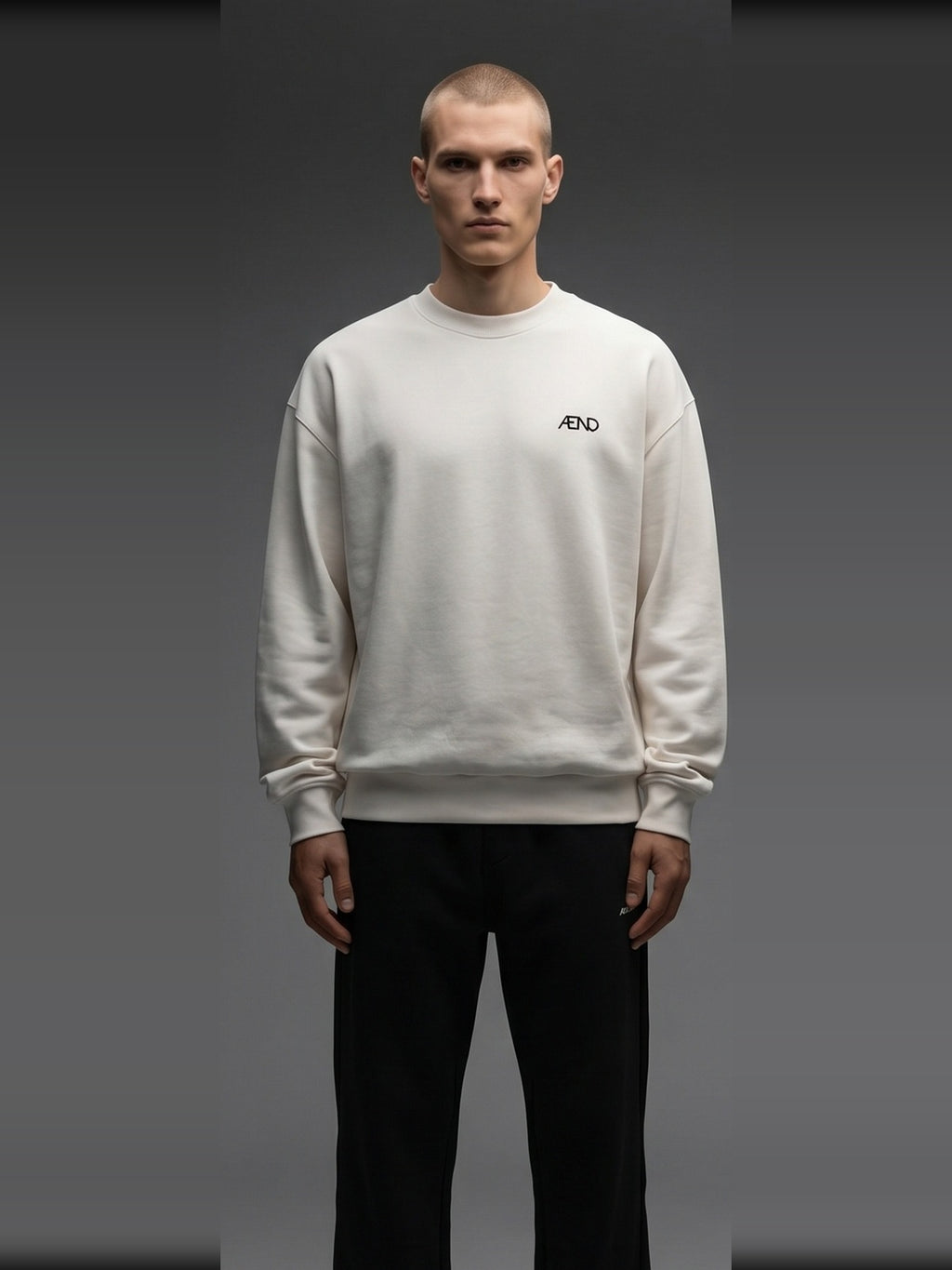 ÆND Sweatshirt — Men — Vintage White