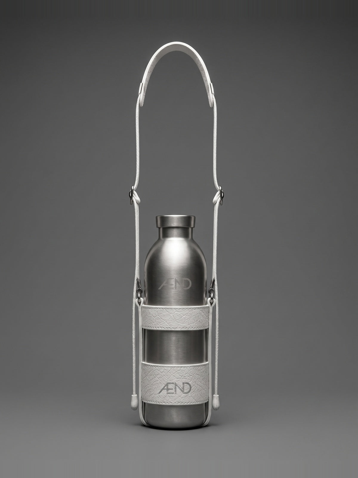 ÆND Bottle — Silver / White