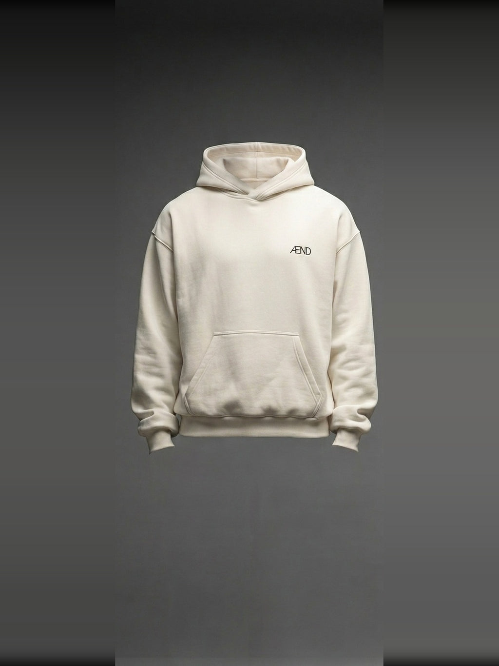 ÆND Hoodie — Men — Vintage White