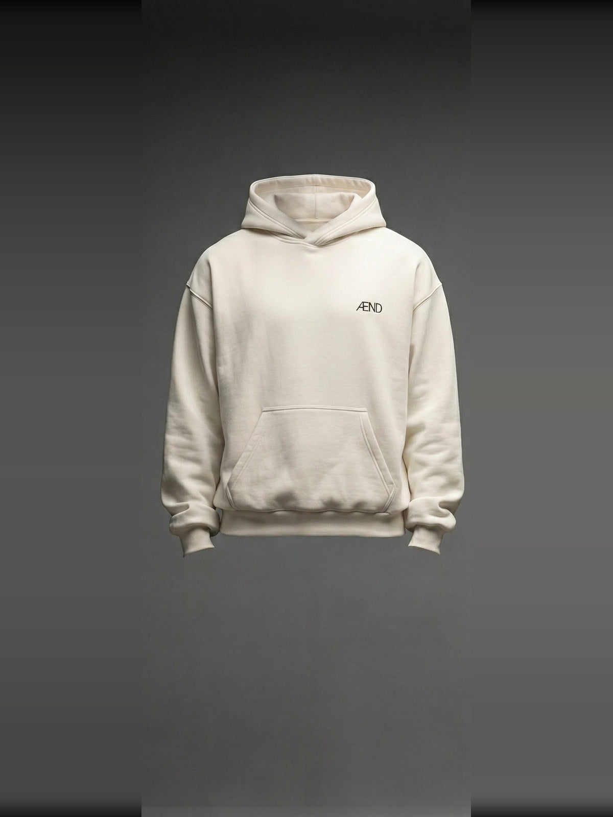 ÆND Hoodie — Men — Vintage White