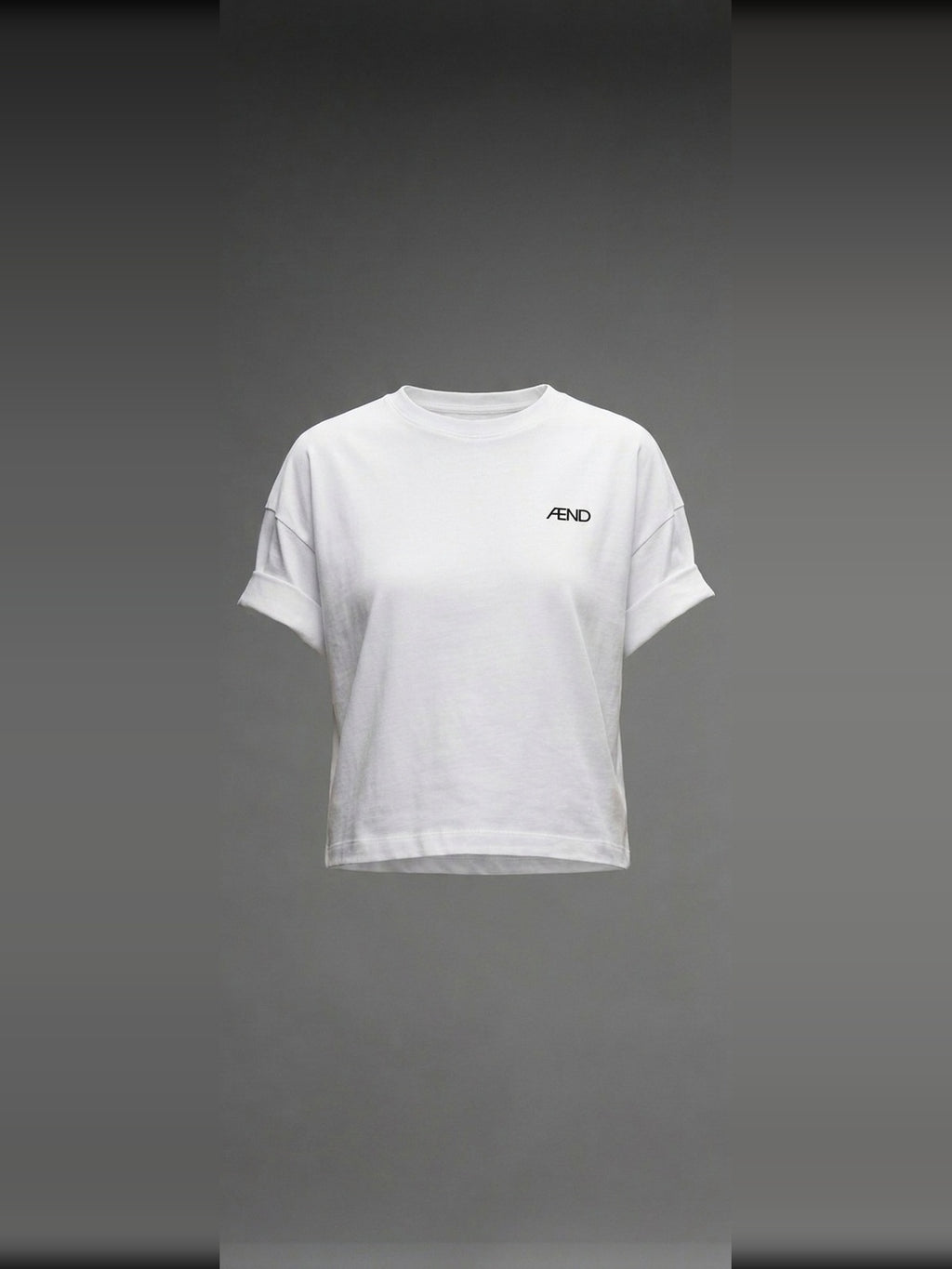 ÆND T-Shirt Cropped — Women — Vintage White