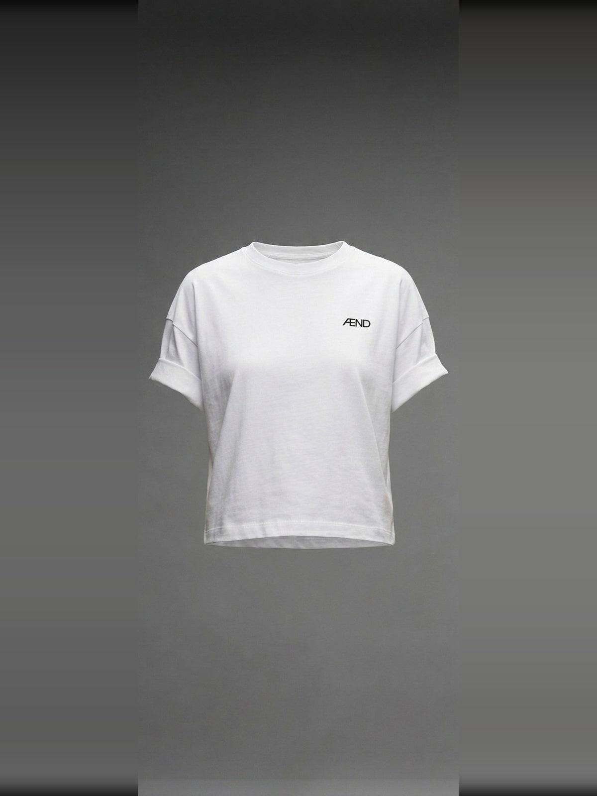 ÆND T-Shirt Cropped — Women — Vintage White