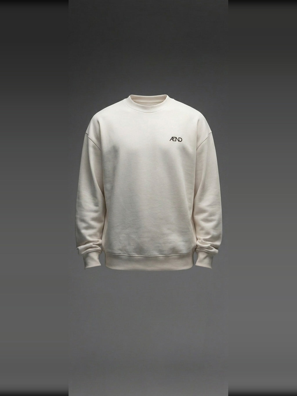 ÆND Sweatshirt — Men — Vintage White